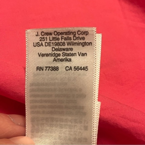 J. Crew, Pink, Button Down Long Sleeve Shirt, Size 2. - Picture 13 of 13